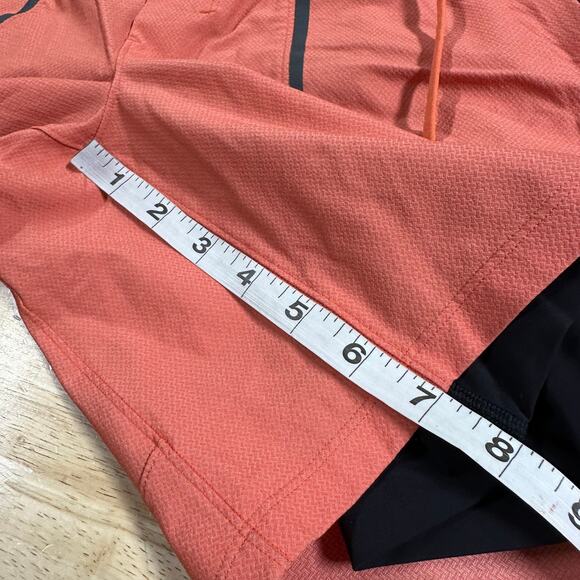 Lululemon SeaWheeze Surge Lined Short Reflective Orange Men's Size Small EUC - Picture 6 of 6